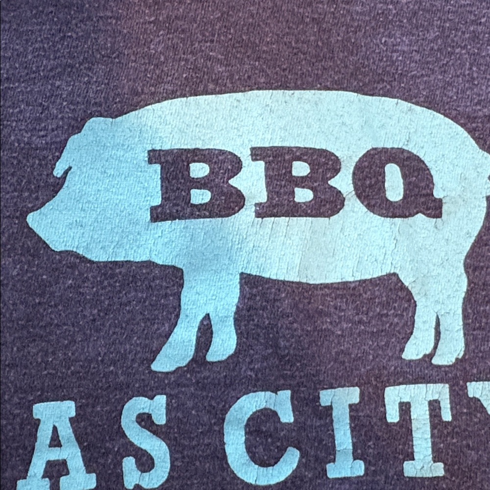 Kansas City KC BBQ Charlie Hustle Vintage shirts - Picture 5 of 7